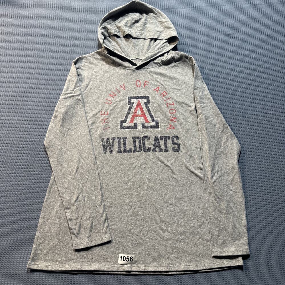 Arizona Wild Cats Men Gray Hoodie‎ Sz M Pre-Owned Excellent